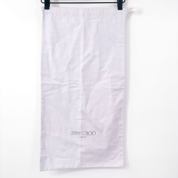 Jimmy Choo Light Purple Dust Bag 24"x13" Soft Fabric Storage Pouch Drawstring - Picture 1 of 4